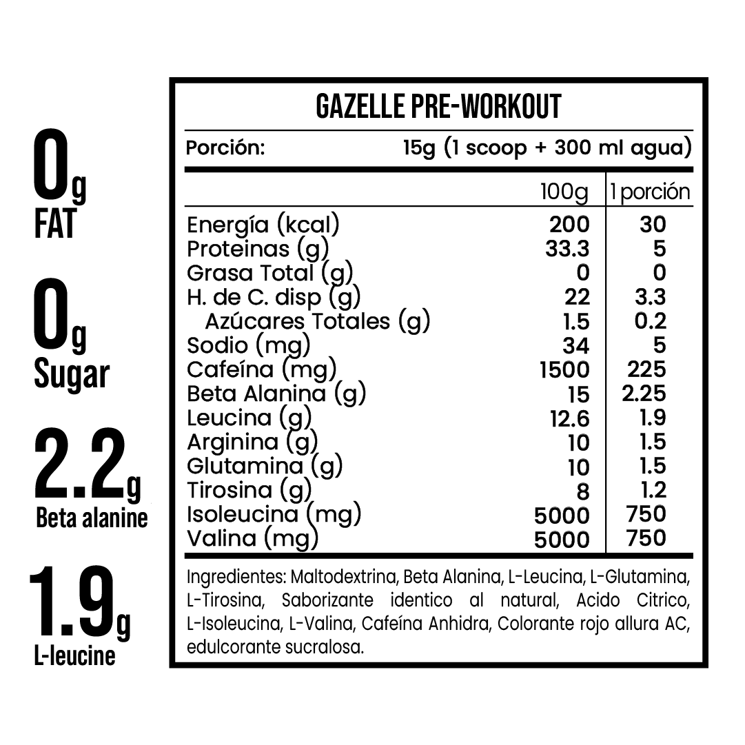 Gazelle Pre-Entreno