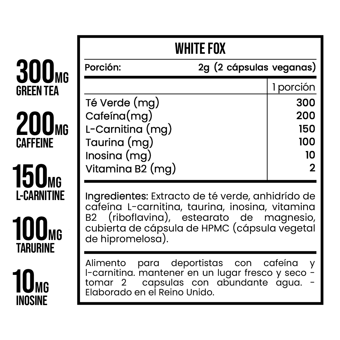 White Fox Quemador de Grasa