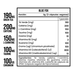 Blue Fox Quemador de Grasa