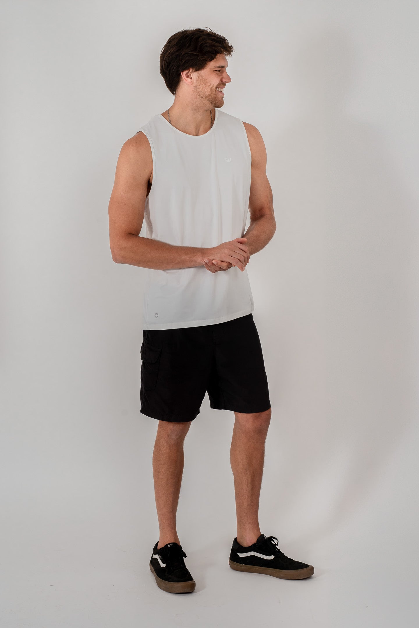 Polera Blanca sin mangas