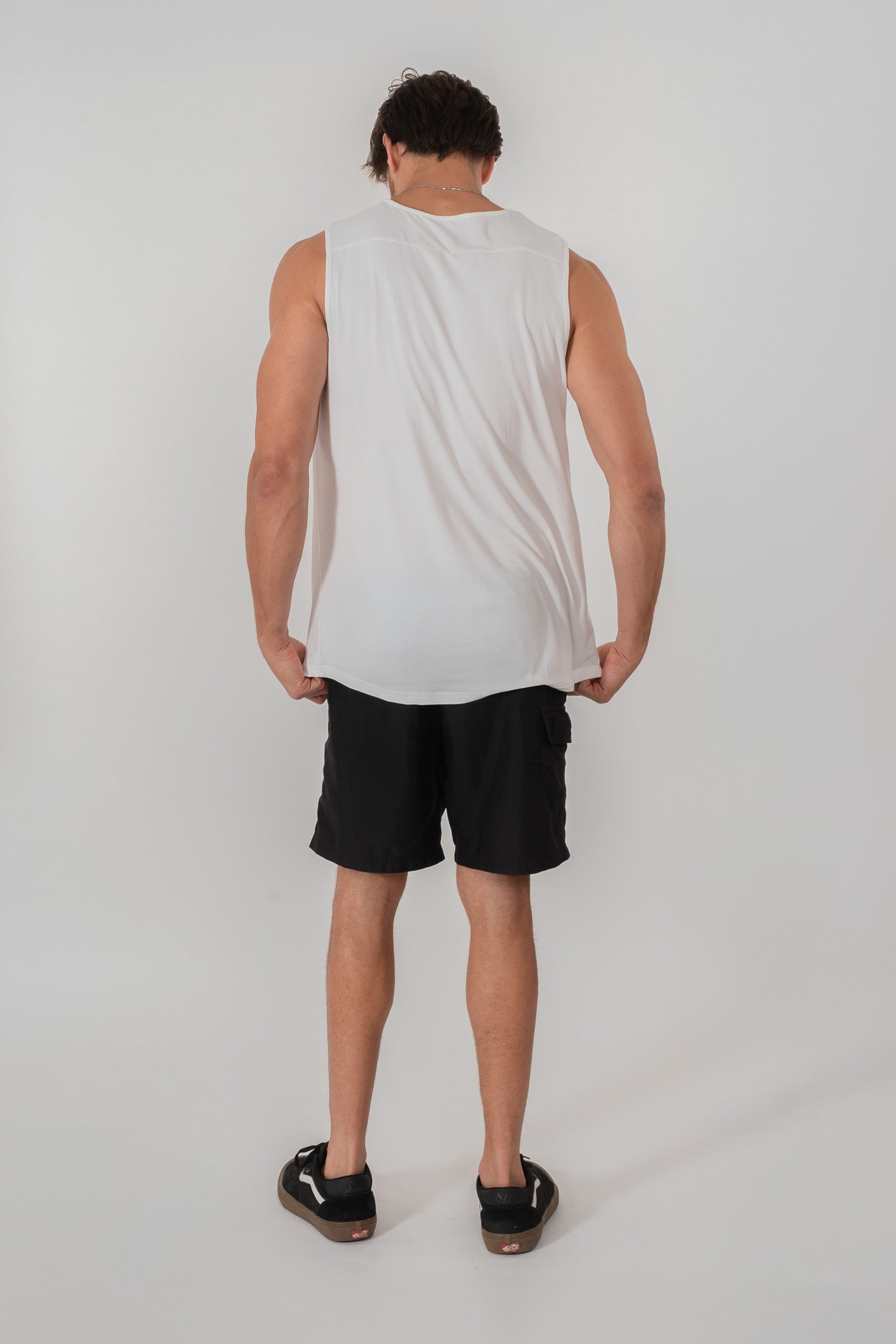 Polera Blanca sin mangas