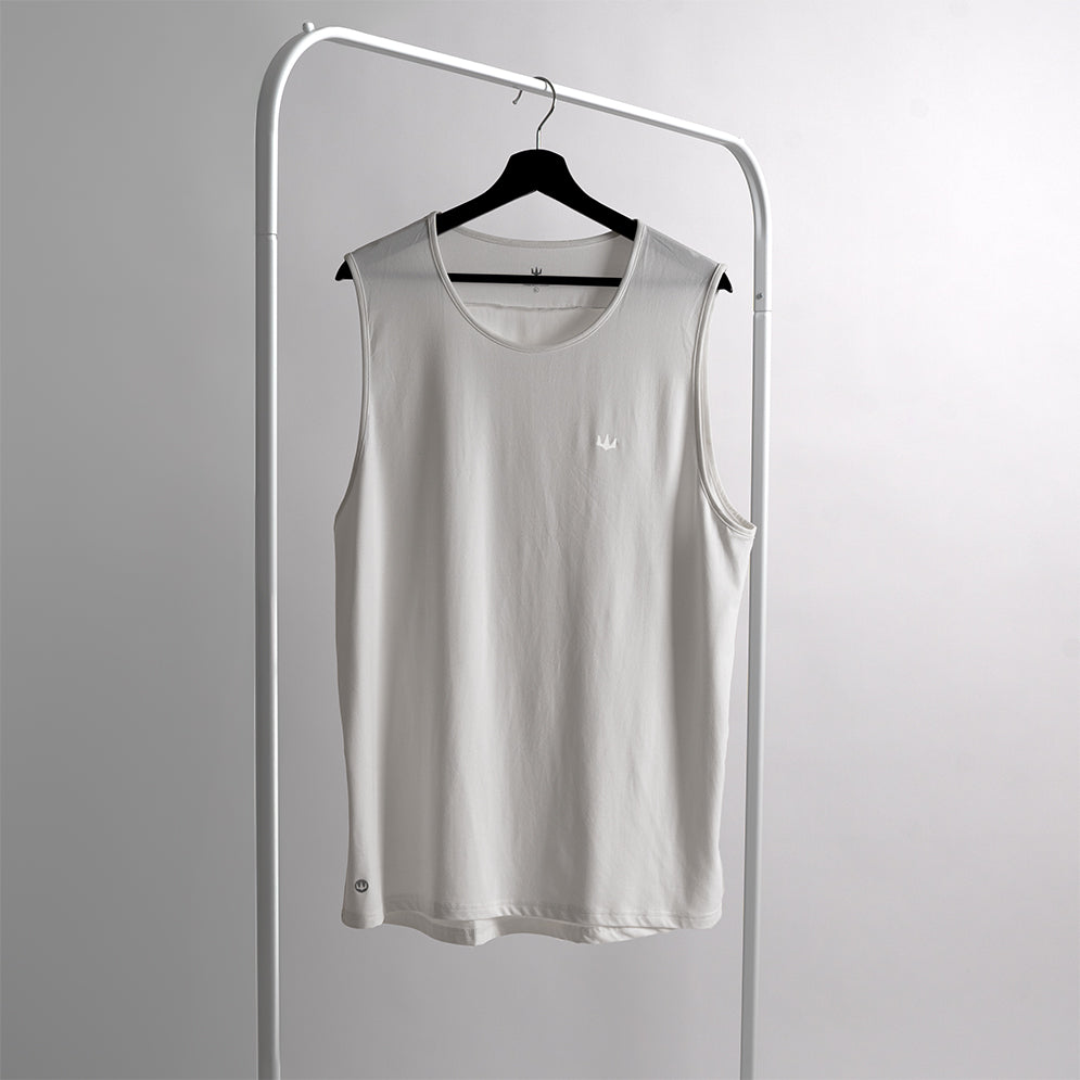 Polera Blanca sin mangas