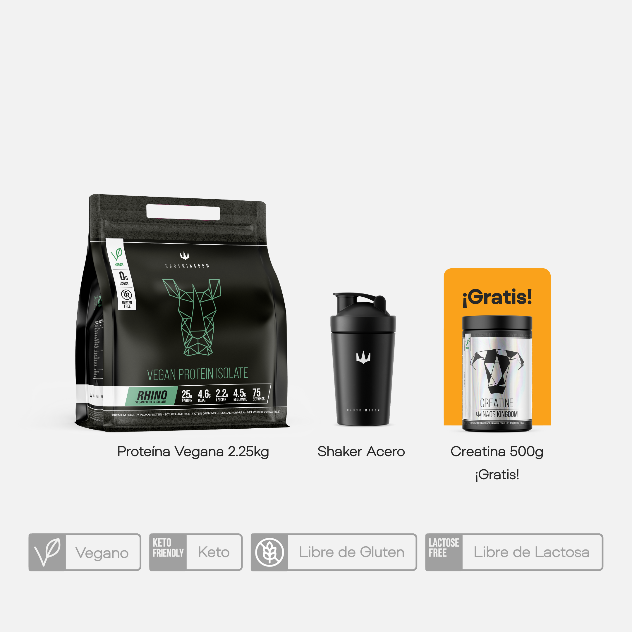 Rhino Proteína Vegana