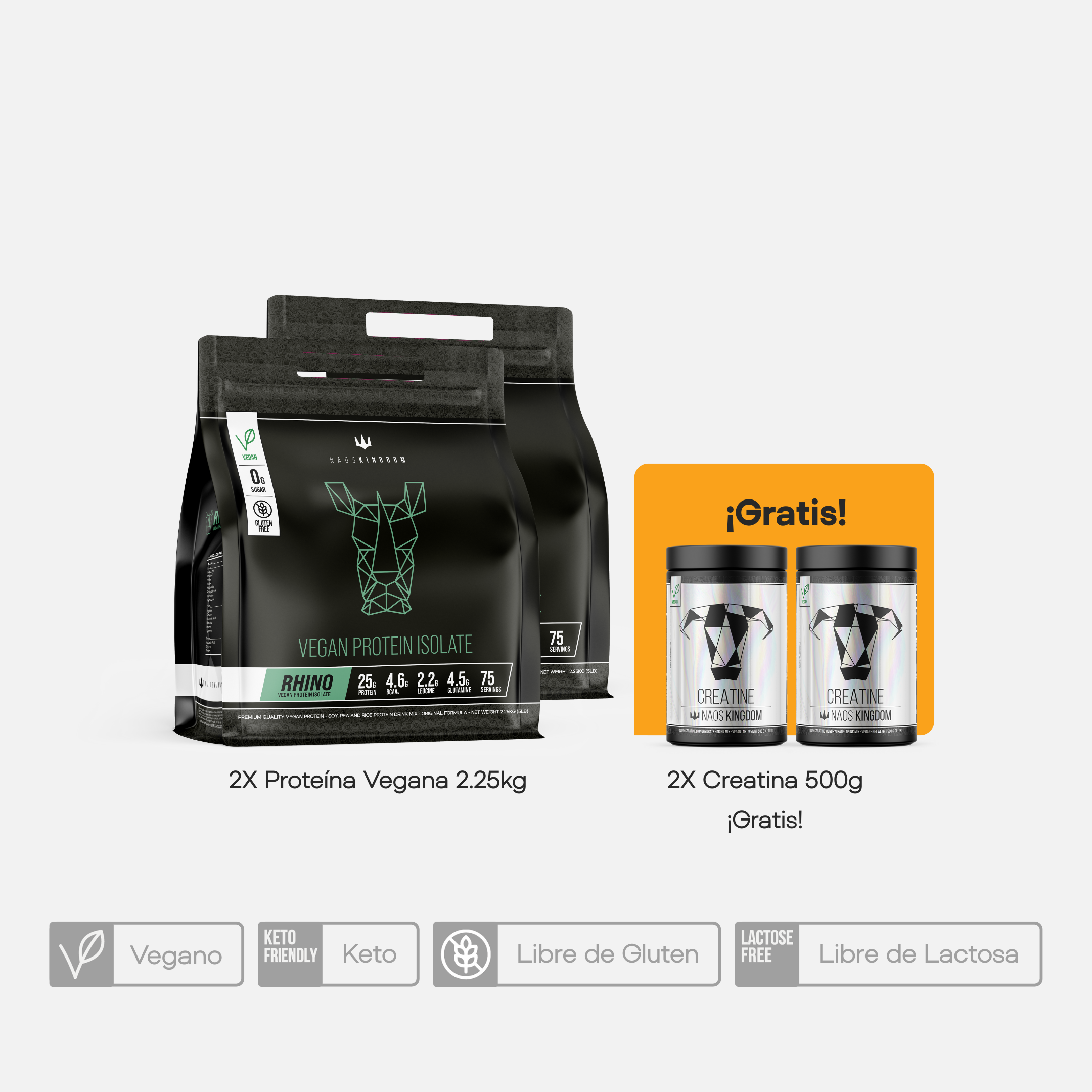 Rhino Proteína Vegana