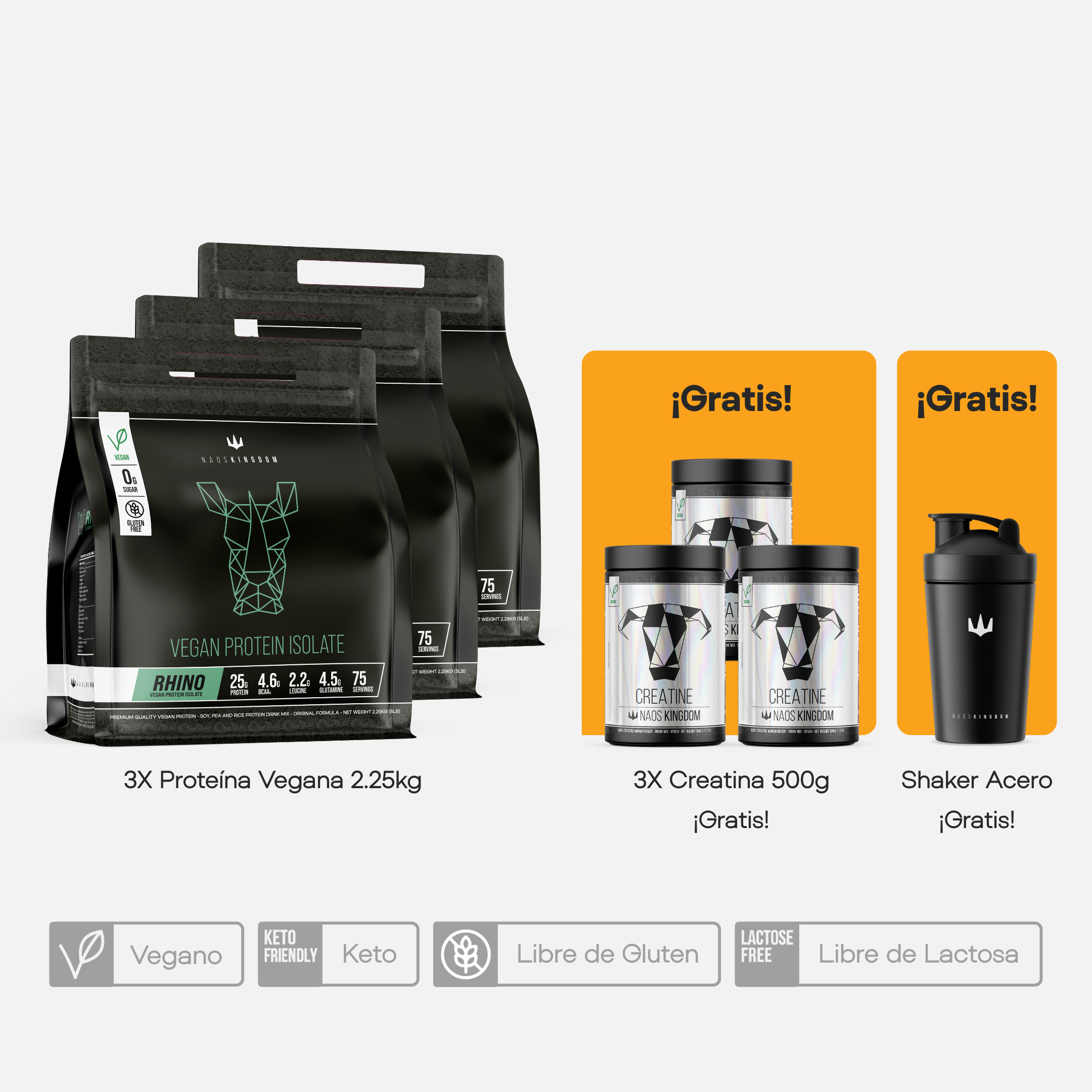 Rhino Proteína Vegana