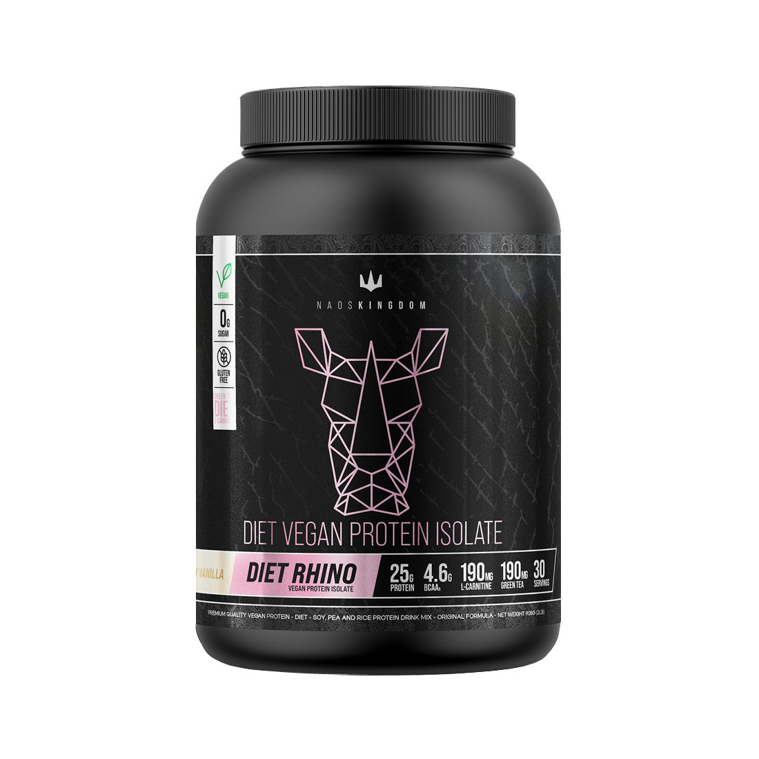 Diet Rhino vegan Protein isolate 2lbs