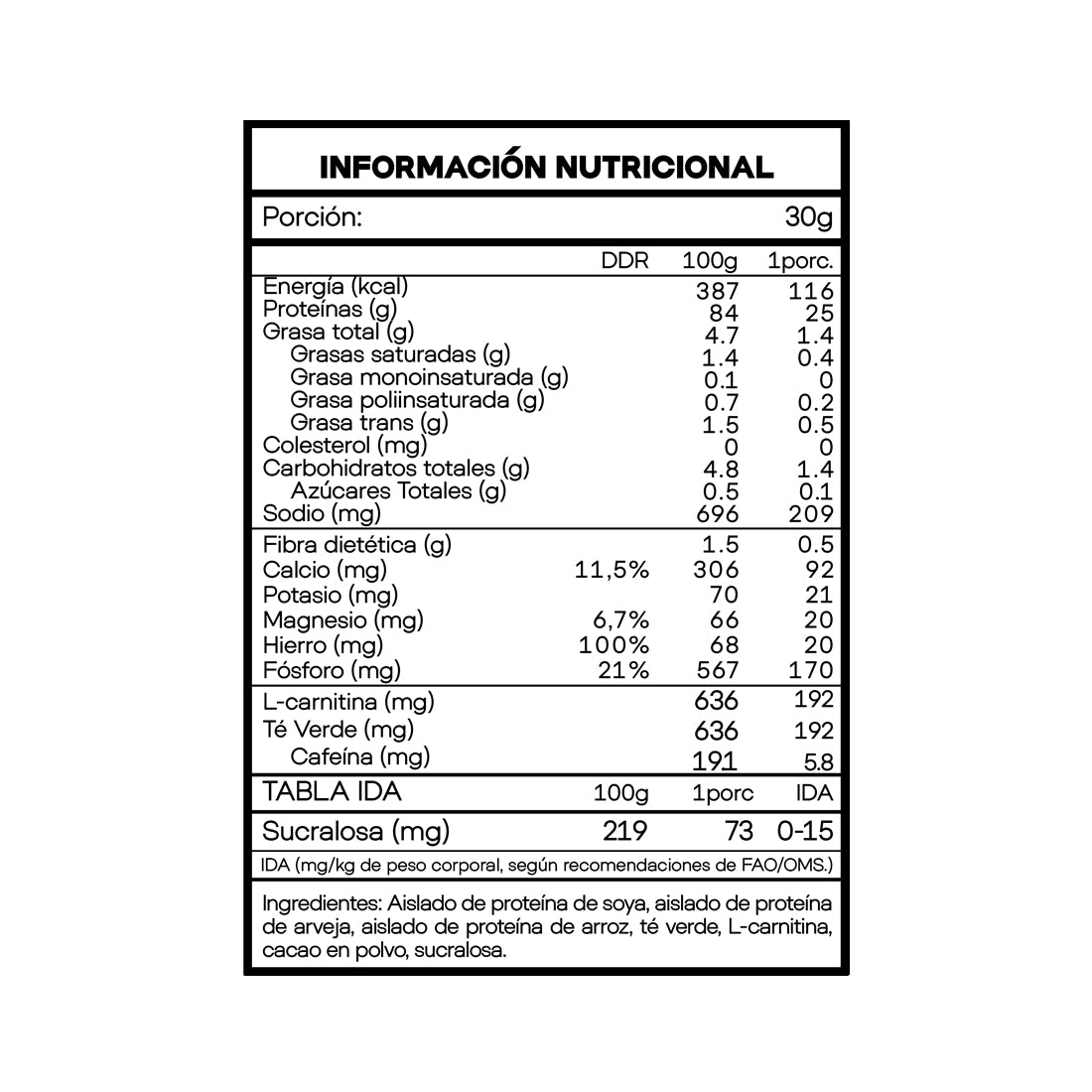 Diet Rhino vegan Protein isolate 5lbs