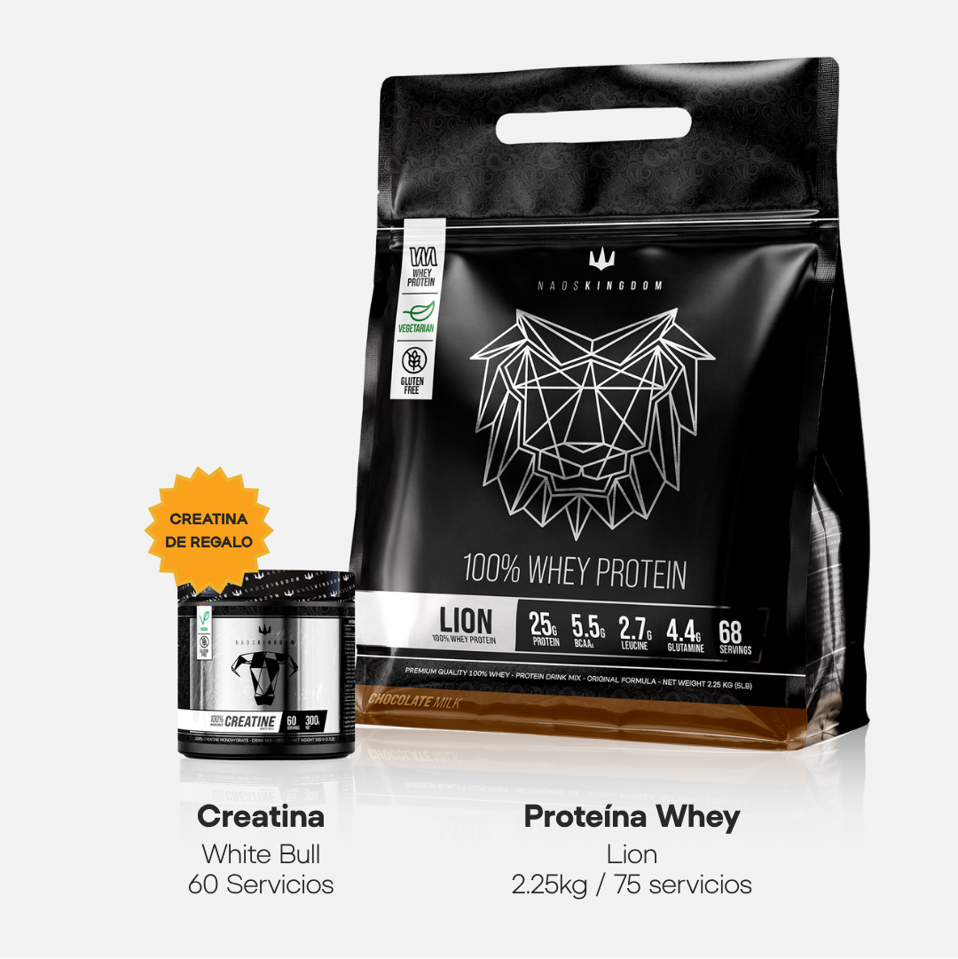 Pack Whey Proteina + Creatina de regalo
