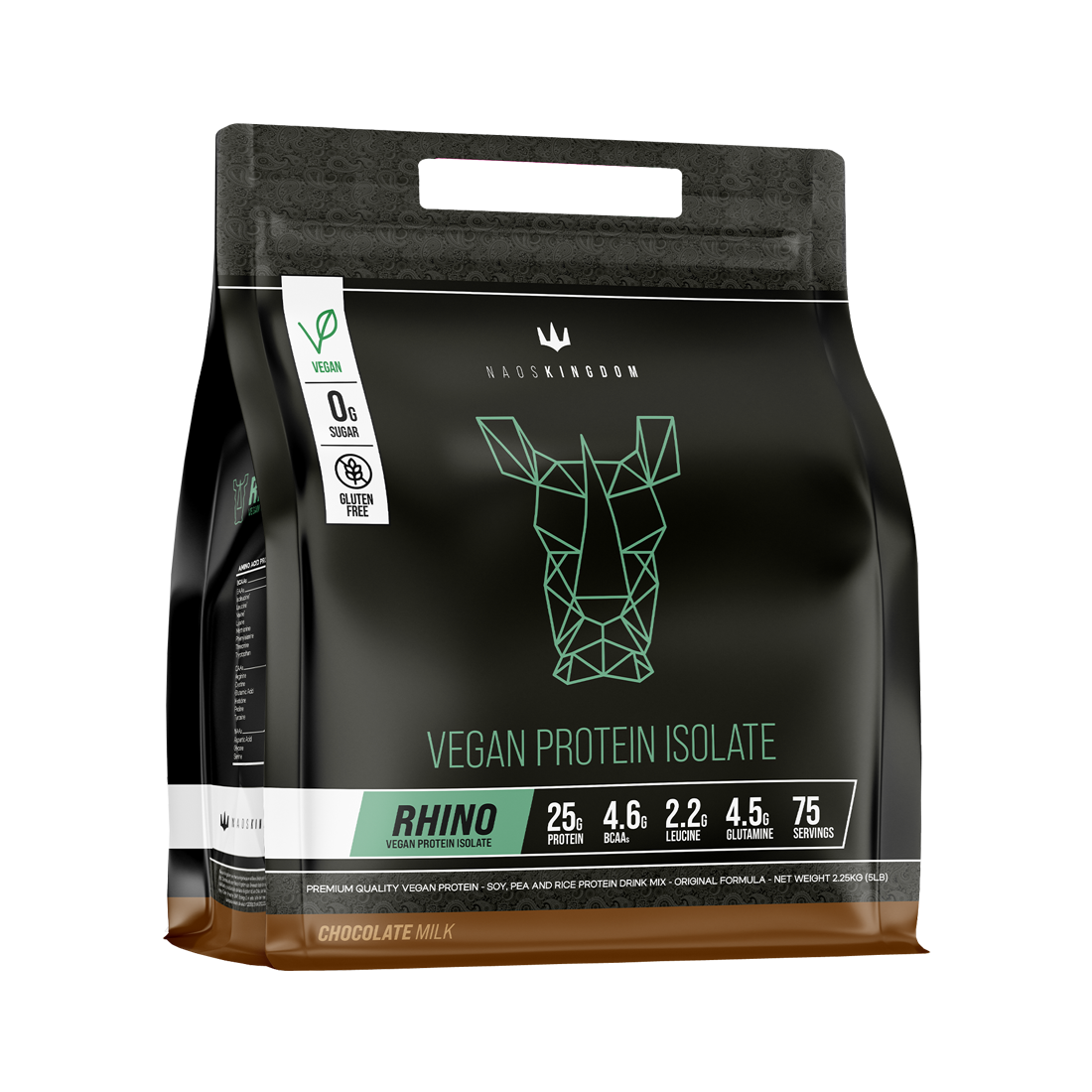 Rhino vegan Protein isolate 5lbs
