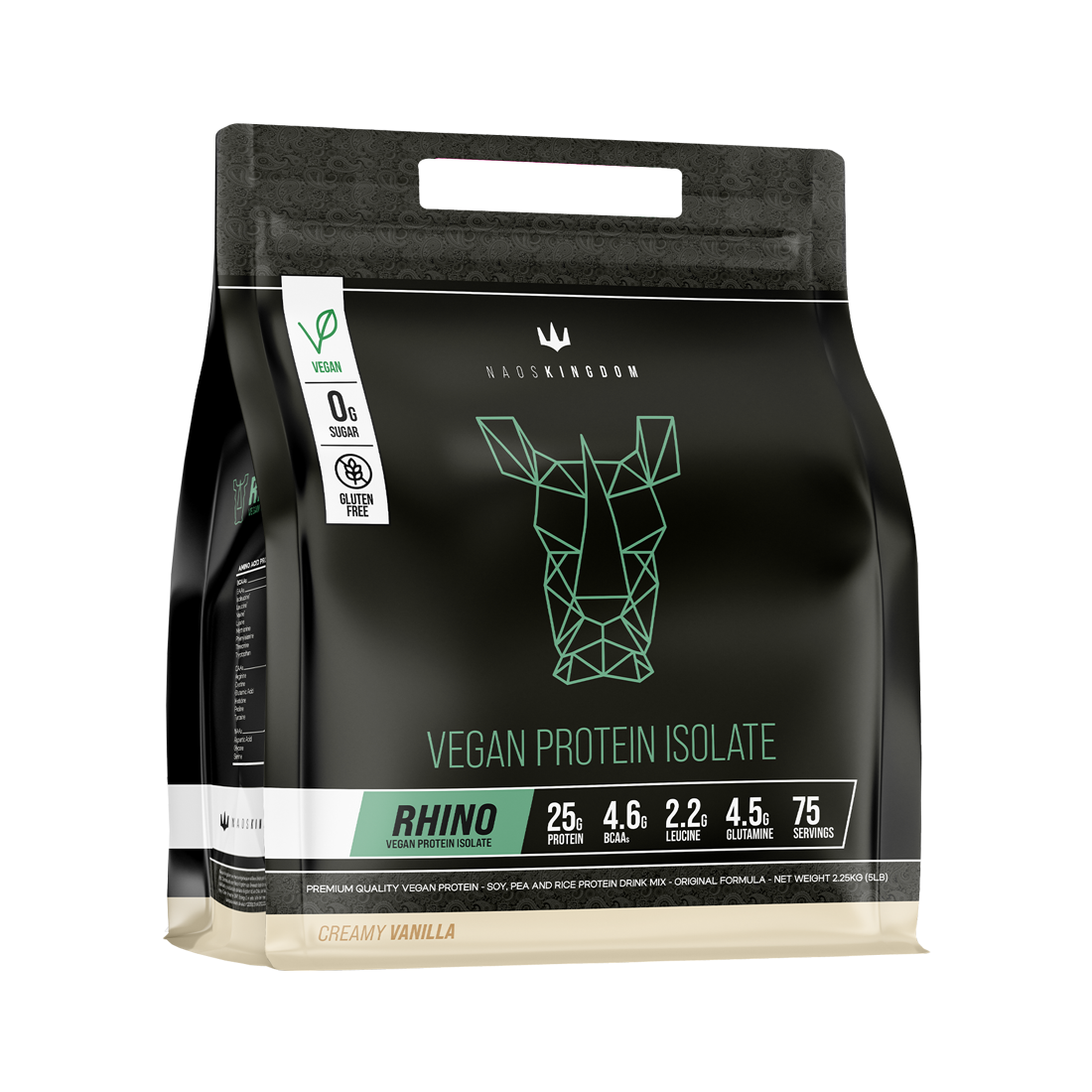 Rhino vegan Protein isolate 5lbs